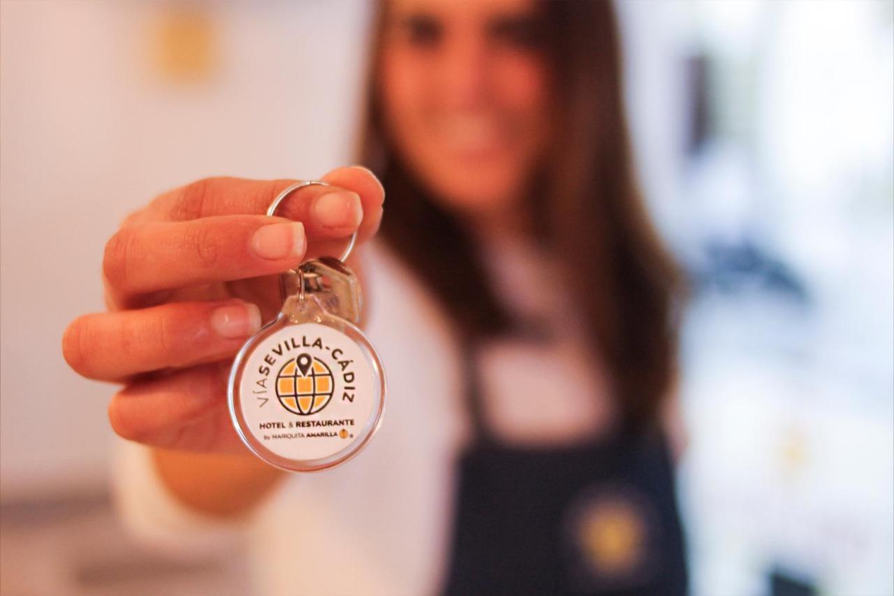 Hotel Restaurante Via Sevilla - Cadiz By Ma 22 Puntos El Cuervo  Kültér fotó